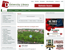 Tablet Screenshot of mainlib.upd.edu.ph