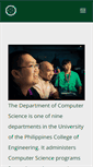 Mobile Screenshot of dcs.upd.edu.ph