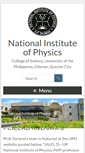 Mobile Screenshot of nip.upd.edu.ph