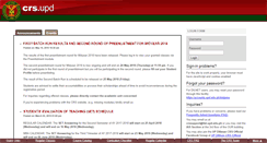 Desktop Screenshot of crs.upd.edu.ph