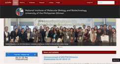 Desktop Screenshot of nimbb.upd.edu.ph